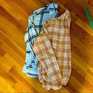 Set of Two Flannel Shirts